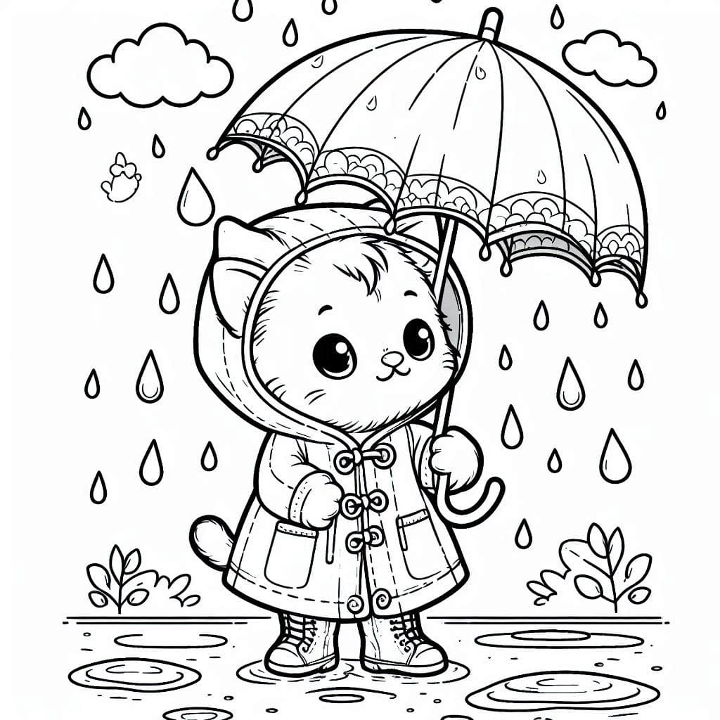 Coloring pages of cats