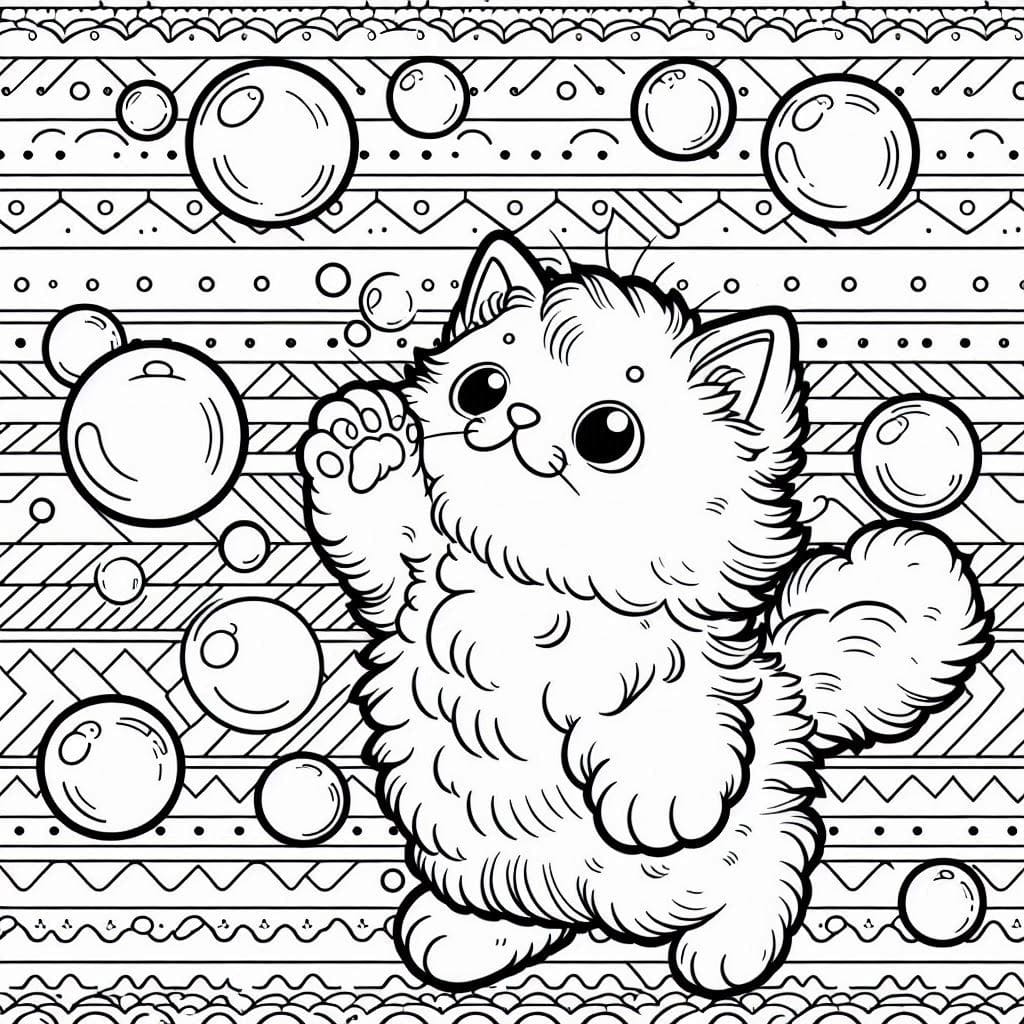 Coloring pages of cats
