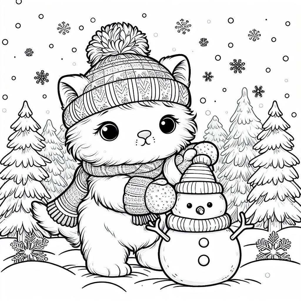 Coloring pages of cats