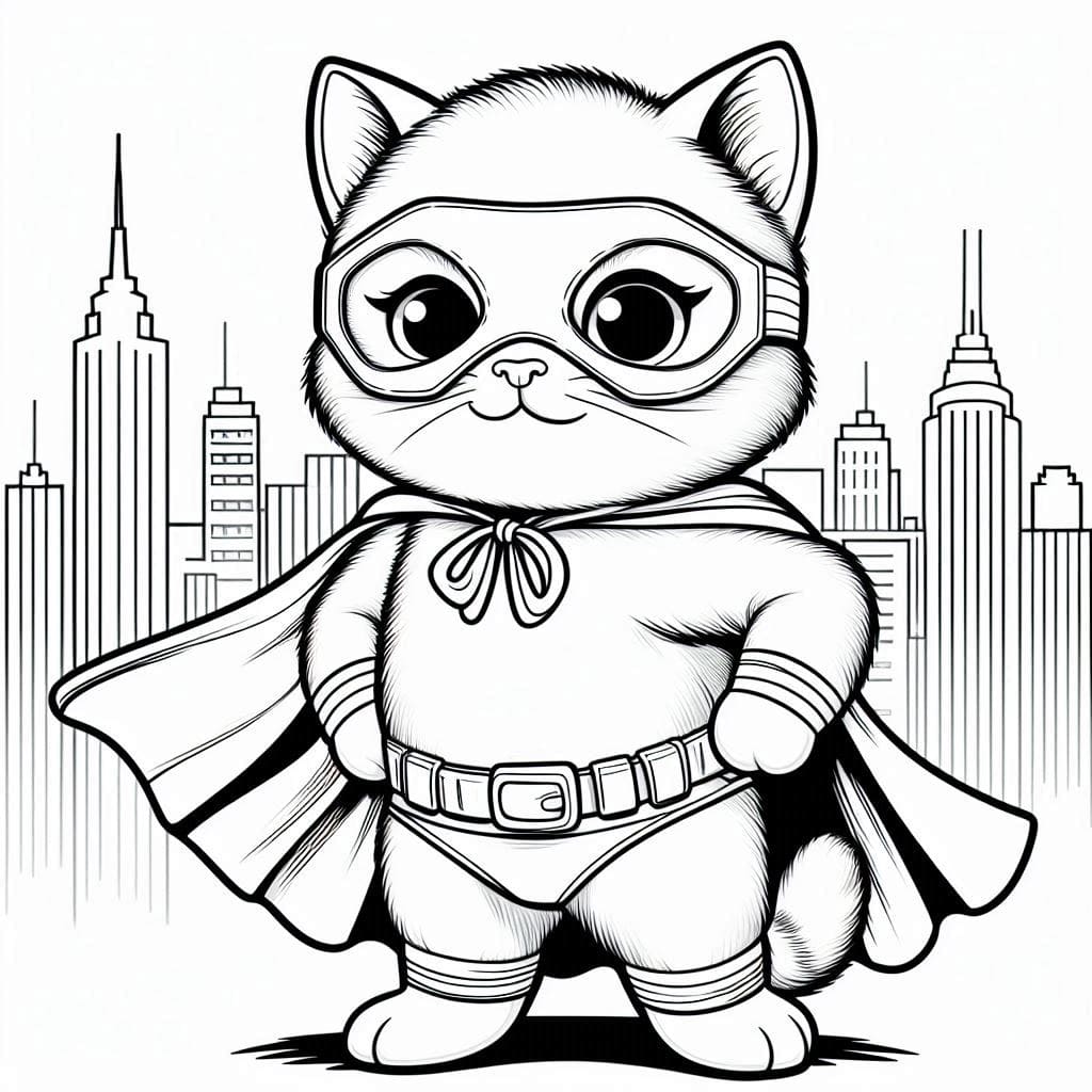 Coloring pages of cats