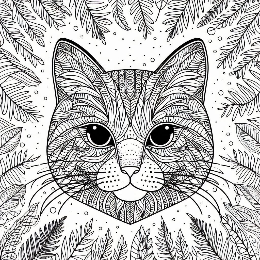 Coloring pages of cats